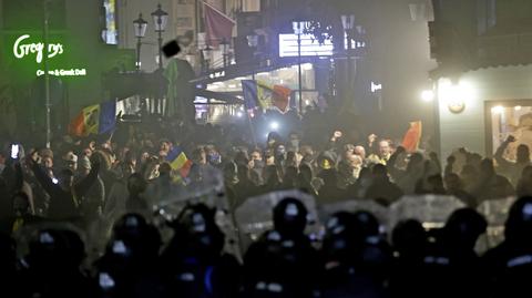 Zamieszki w rumuńskiej stolicy po decyzji Centralnego Biura Wyborczego 