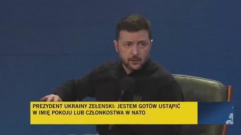 "Jestem gotowy odejść". Deklaracja Zełenskiego 