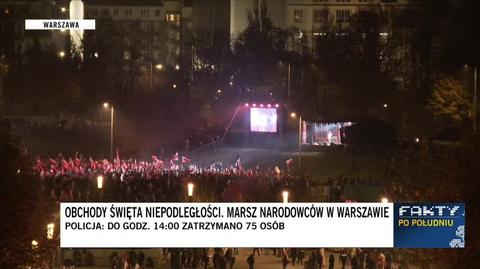 Politycy PiS na marszu w Warszawie