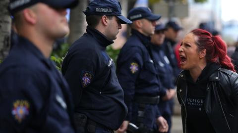 Serbia. Protest w Belgradzie po zawaleniu się dachu dworca kolejowego w Nowym Sadzie