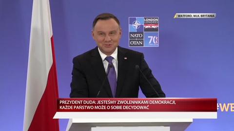 Andrzej Duda o rozmowie z Emmanuelem Macronem