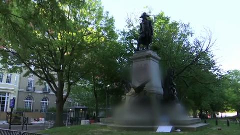 Podczas zamieszek w Waszyngtonie zniszczono pomnik Kościuszki