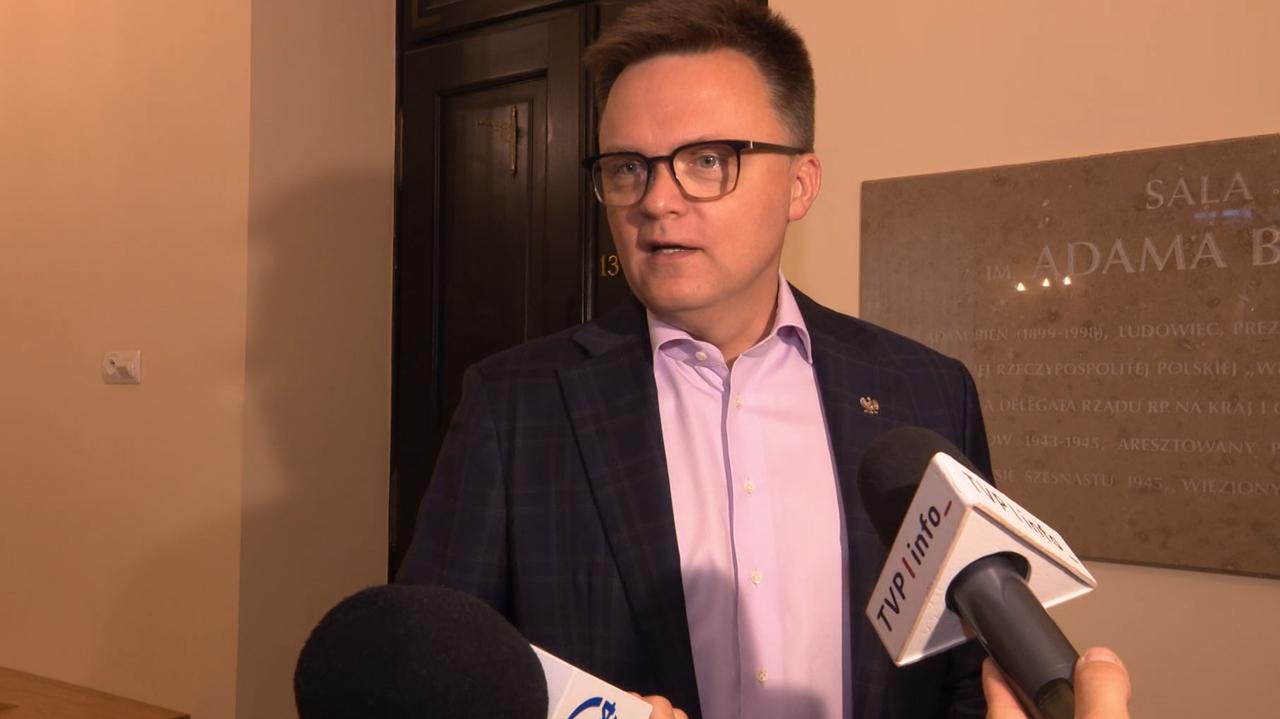 Głosowanie z PiS i Konfederacją. Hołownia tłumaczy
