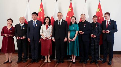 Konferencja Andrzeja Dudy przed wylotem do Chin 