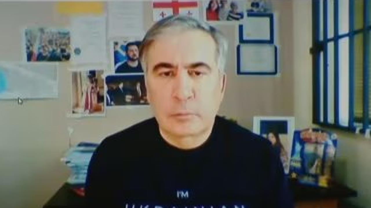 Micheil Saakaszwili zaapelował do Wołodymyra Zełenskiego. Chce wpisania na listę jeńców