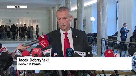 Jacek Dobrzyński o zatrzymaniu Olgierda L.