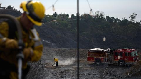 Pożar Franklin Fire w Malibu