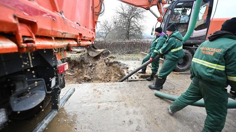 Awaria magistrali wodociągowej w Kielcach