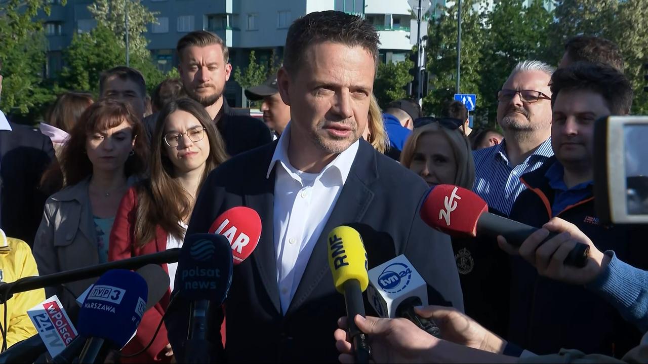 Trzaskowski mówi, o czym rozmawiał z Mentzenem przy piwie