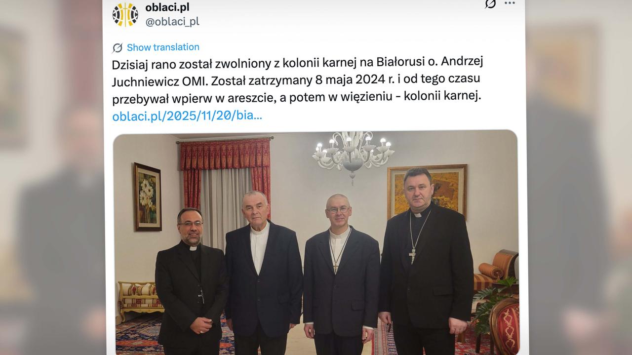 Białoruś uwolniła katolickich księży. 