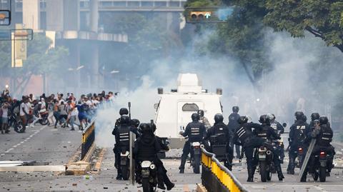 Powyborcze protesty w Wenezueli 