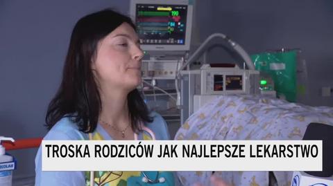 Dotyk i obecność rodzica ma działanie terapeutyczne