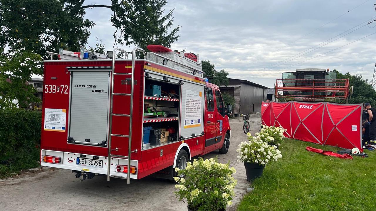 Naprawiał maszynę rolniczą. 37-latek nie żyje