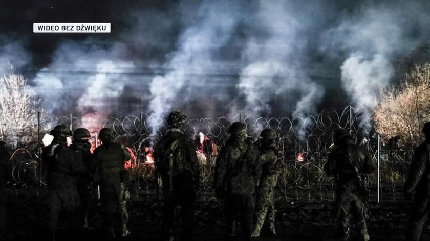 Żołnierze WOT opublikowali zdjęcia z granicy polsko-białoruskiej