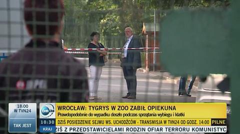 We wrocławskim zoo tygrys zabił swojego opiekuna 