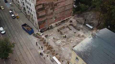 Tak wygląda plac po dawnym budynku