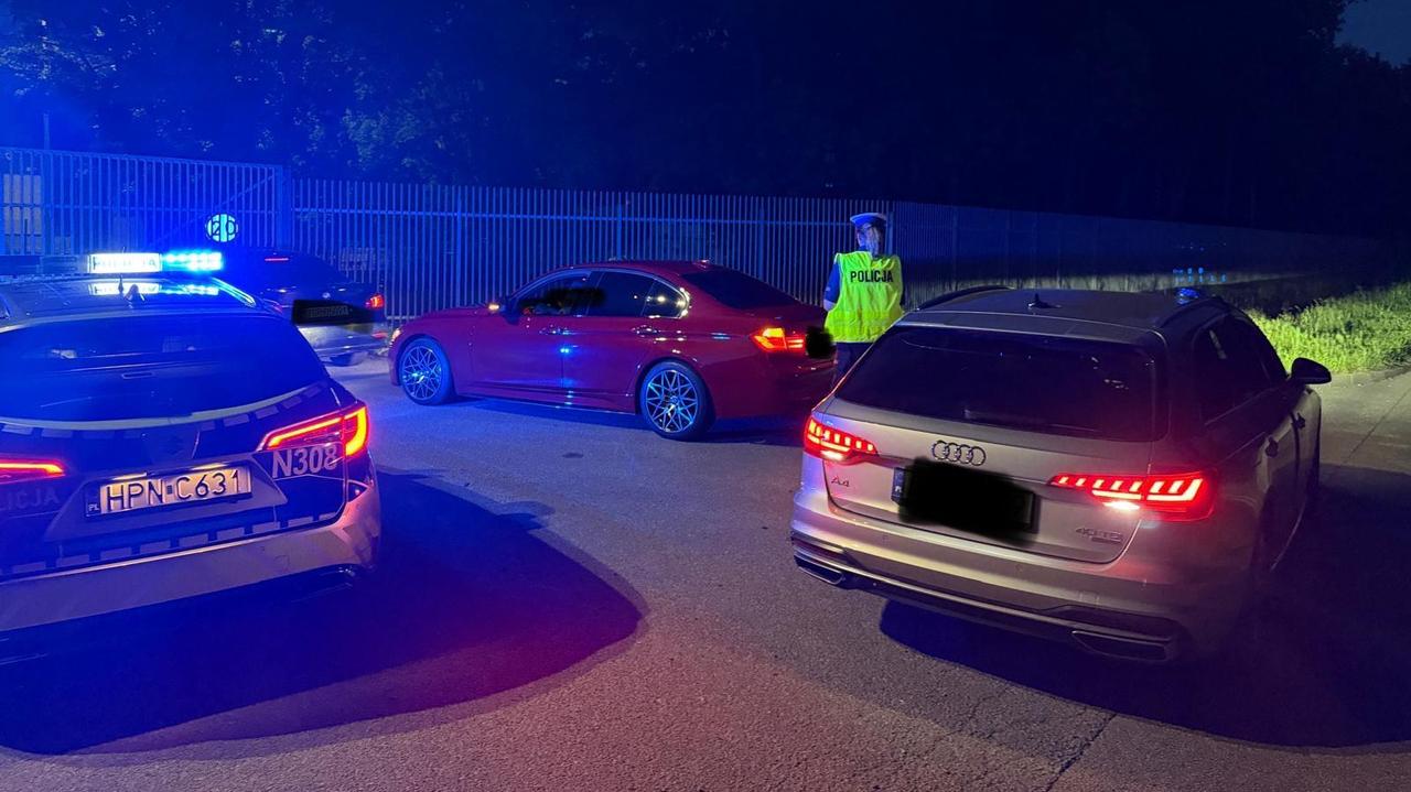 Nocna akcja policji w Gdańsku. 