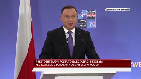 2019 rok. Andrzej Duda: żadnego kraju nie można bezwzględnie izolować