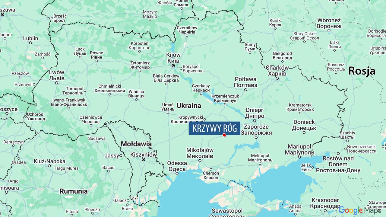 Masowy atak dronów na ukraińskie miasto