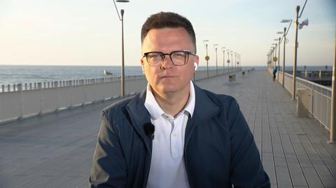 Hołownia o Braunie: ten człowiek powinien zniknąć z debaty publicznej, jest hańbą dla Polski