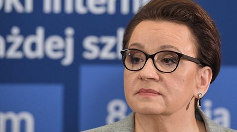 Zalewska: nie ma żadnych list imiennych z PESEL-ami