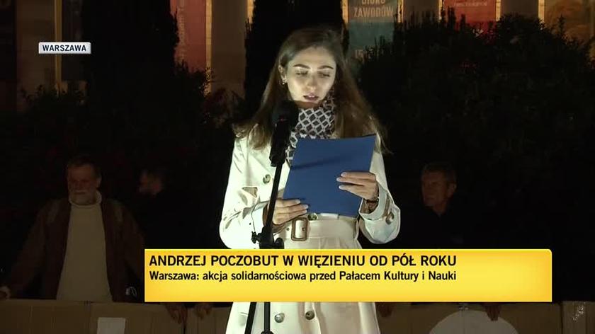 Pod PKiN odczytano list od Swietłany Cichanouskiej