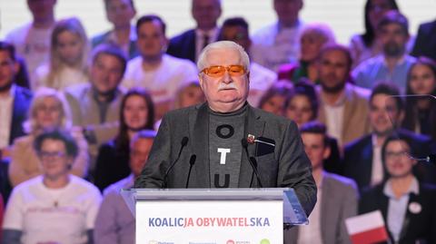 Całe przemówienie Lecha Wałęsy