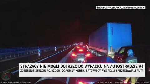 Strażacy utknęli, kiedy pędzili z pomocą