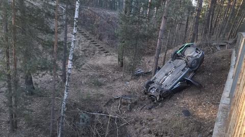 Tragiczny wypadek na drodze powiatowej łączącej Bukowno z Jaworznem