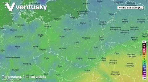 Prognozowana temperatura w najbliższych dniach