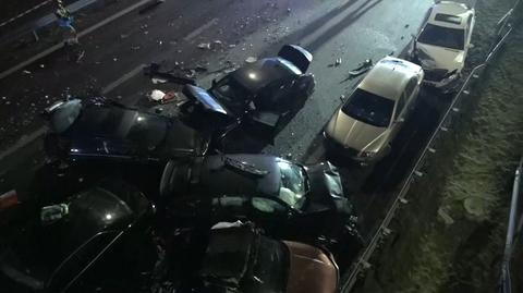 Lubelska policja o karambolu na drodze ekspresowej S19