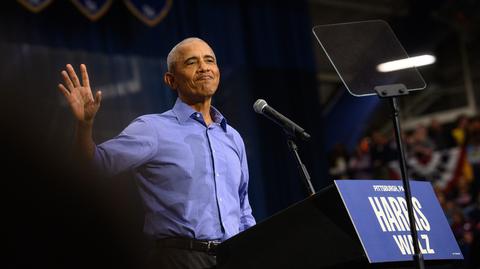 Barack Obama w Pensylwanii apelował o głosowanie na Kamalę Harris