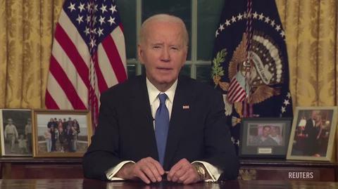 Biden: po ośmiu miesiącach nieprzerwanych negocjacji mojej administracji osiągnięto zawieszenie broni między Izraelem a Hamasem