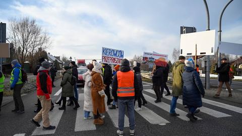 Protest mieszkańców gminy Mogilany