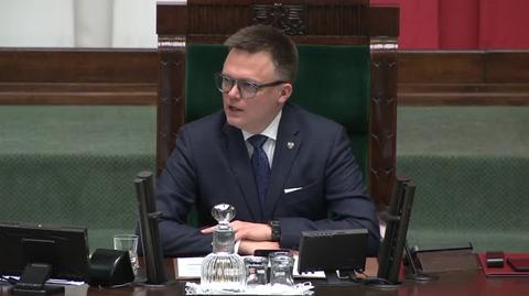 Hołownia o raporcie w sprawie zajść pod Sejmem, do których doszło 7 lutego