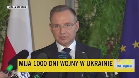 Duda: ważne, żeby rosyjski imperializm został skarcony na Ukrainie