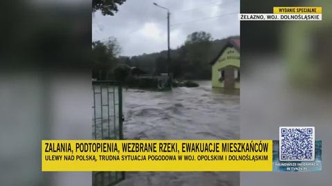 Moment zawalenia się budynku