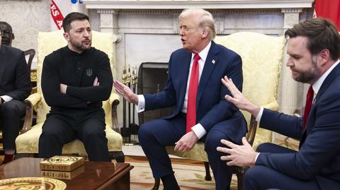 Rozmowy Trump-Zełenski-Vance w Gabinecie Owalnym 