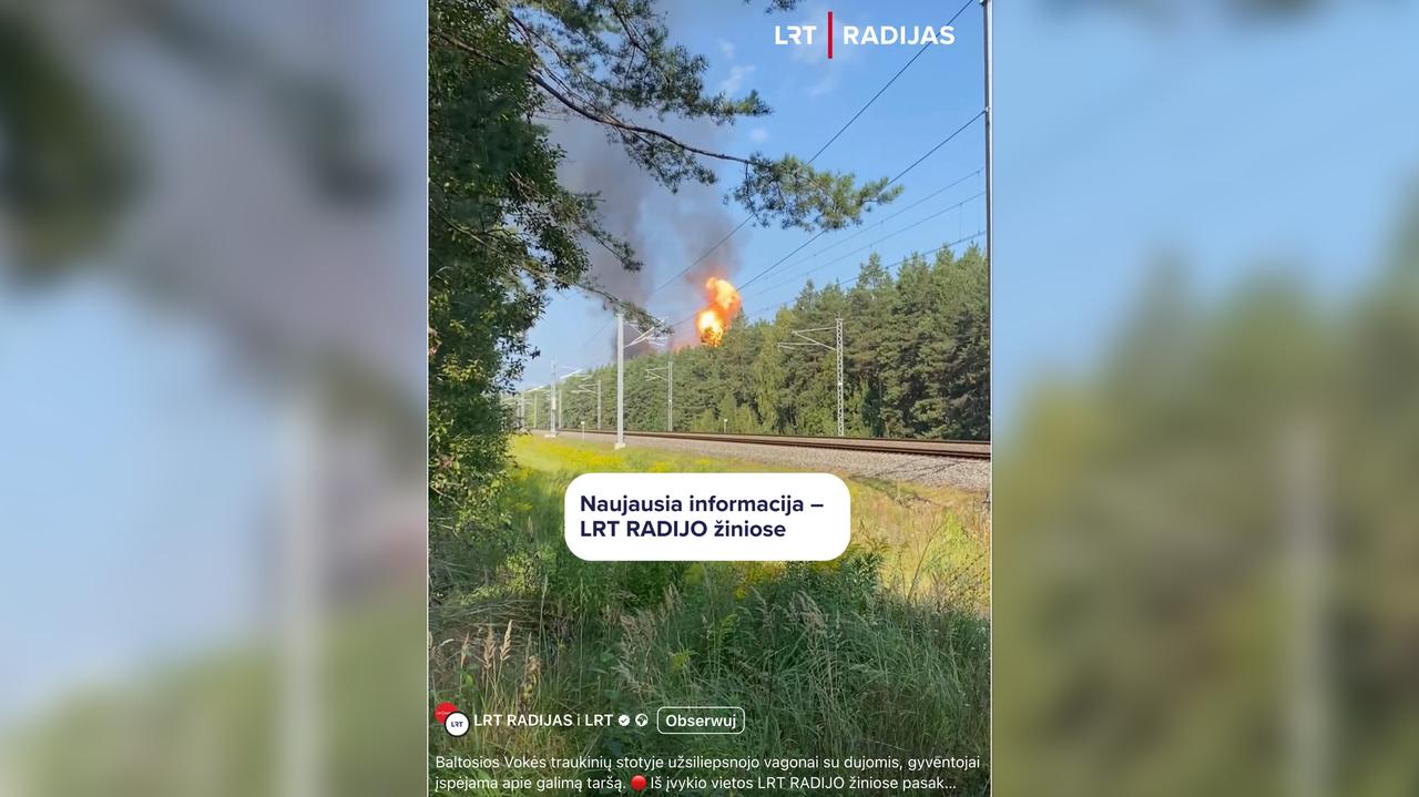Pożar wagonów z gazem należącym do Orlenu