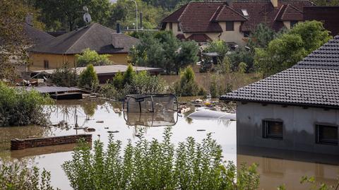 Do akcji ratunkowych w Ostrawie wykorzystywane są śmigłowce