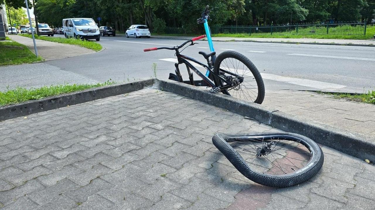 "Rozpoczął manewr skrętu", doszło do zderzenia z 12-latkiem na rowerze