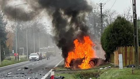 Tragiczny wypadek w Pamiątkowie. Nie żyją dwie osoby