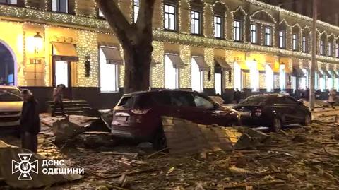 Historyczne centrum Odessy po ataku rakietowym sił rosyjskich 