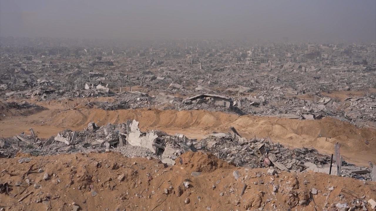 "Bezkresny obszar totalnych zniszczeń. Tyle zostało". Relacja ze Strefy Gazy