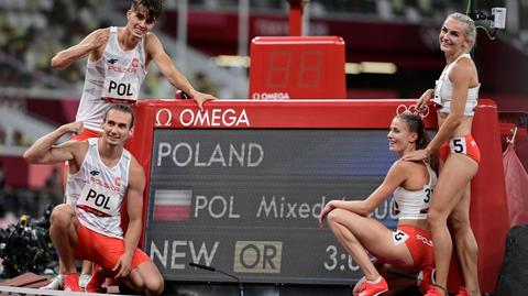 Polish mixed 4x400 relay wins gold medal in Tokyo