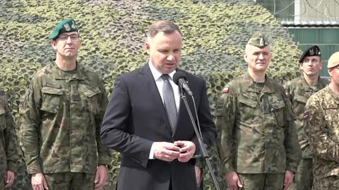 Prezydent: każdy, kto widział Buczę, Borodiankę czy Irpień wie, po co są żołnierze NATO na wschodniej flance