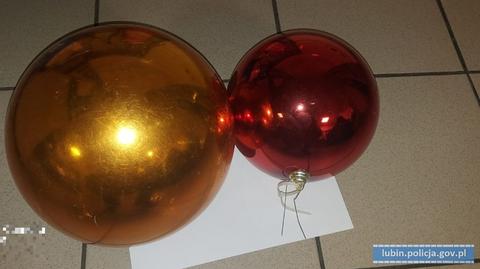  Ukradł bombki ze świątecznej iluminacji w Lubinie