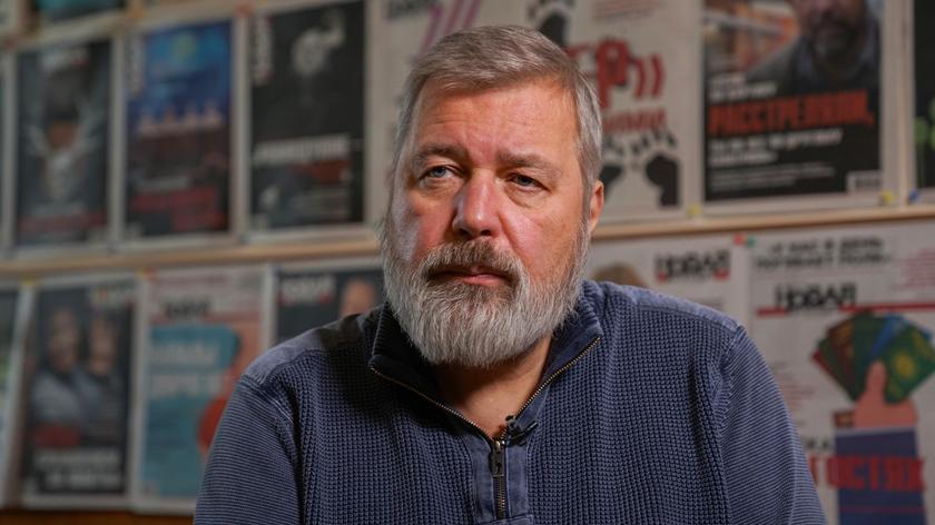 Dmitrij Muratow, laureat Pokojowej Nagrody Nobla, redaktor naczelny "Nowej Gaziety"