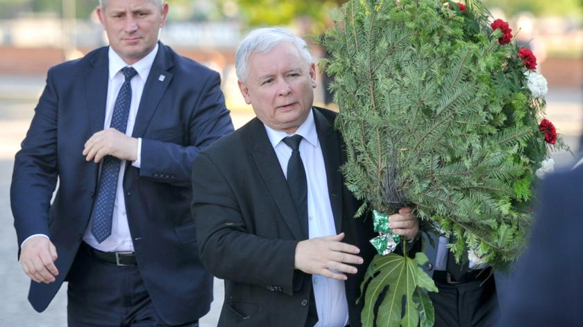 Jarosław Kaczyński na Wawelu