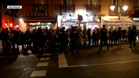 Protesty w Hiszpanii w związku z wyrokami za przemoc seksualną (grudzień 2018)